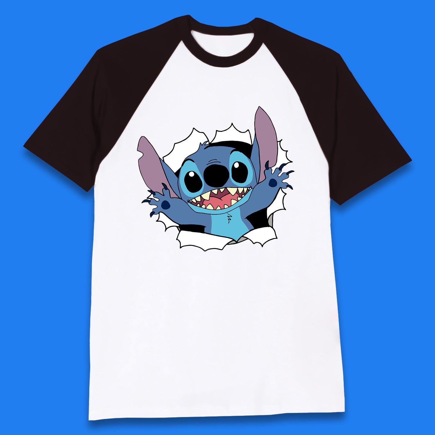 Disney Lilo And Stitch Hello Cartoon Character Ohana Stitch Lover Disneyland Vacation Trip Disney World Baseball T Shirt