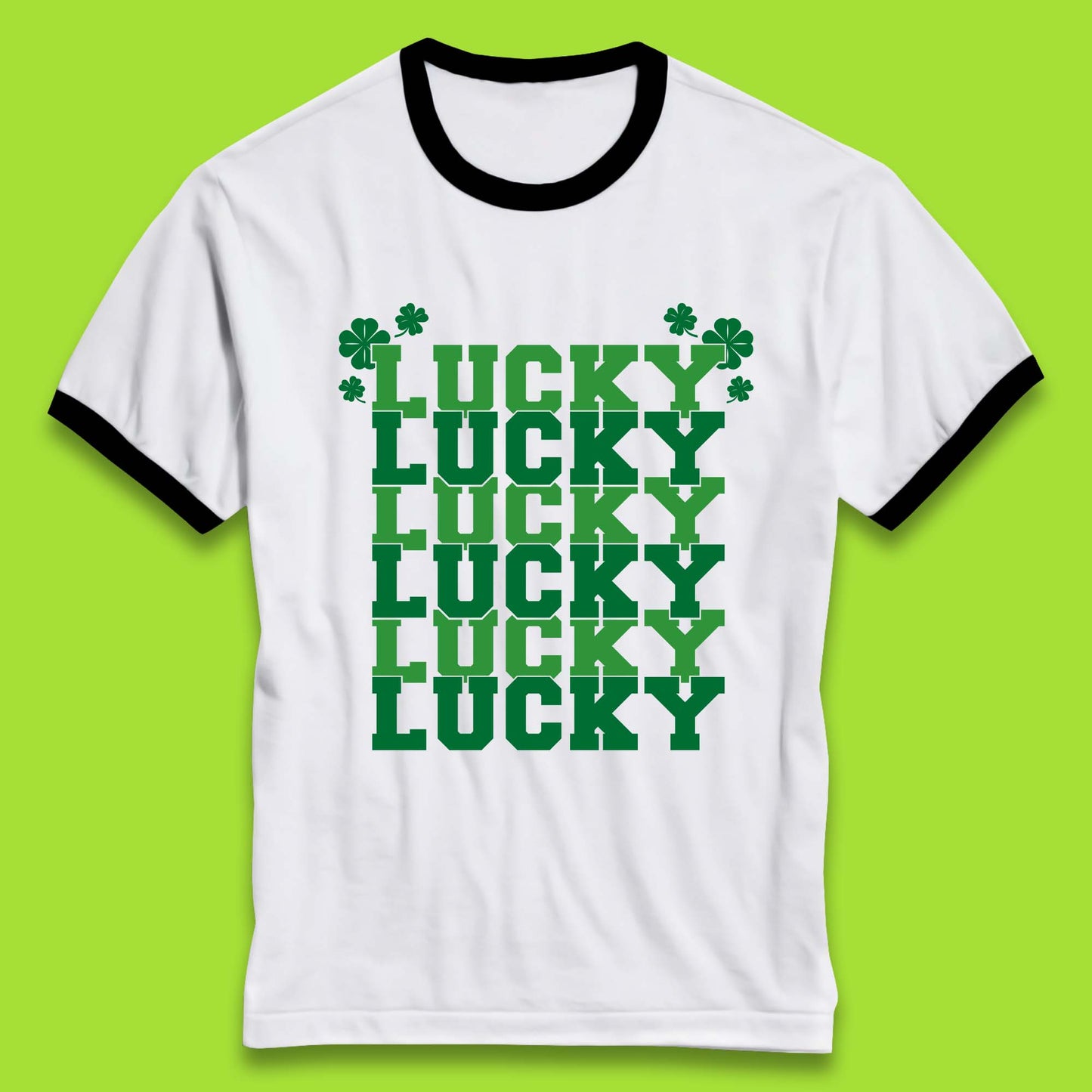 Lucky St Patrick's Day Ringer T-Shirt