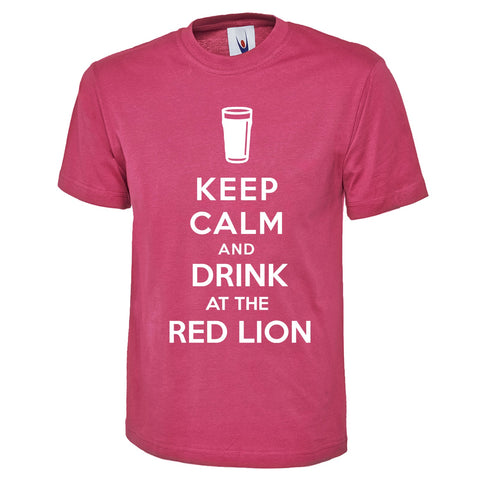 Personalised Keep Calm and Drink at The Pub T-Shirt
