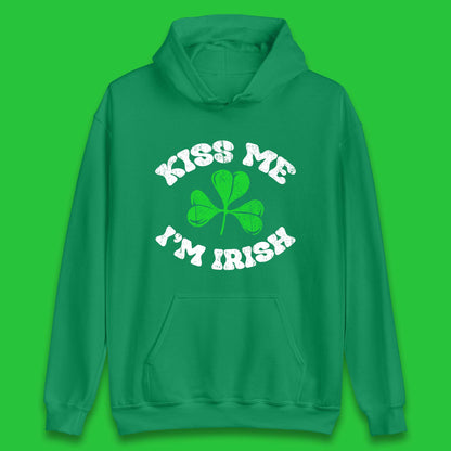 Kiss Me I'm Irish St. Patrick's Day Unisex Hoodie