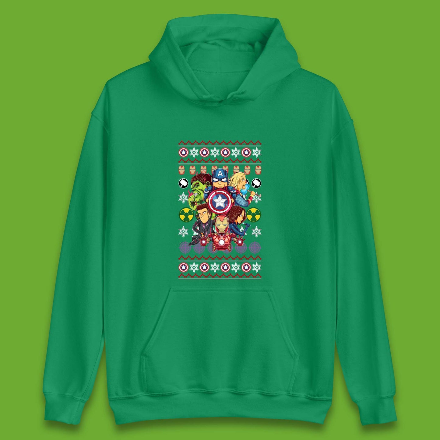 Christmas Avengers Superheroes Unisex Hoodie