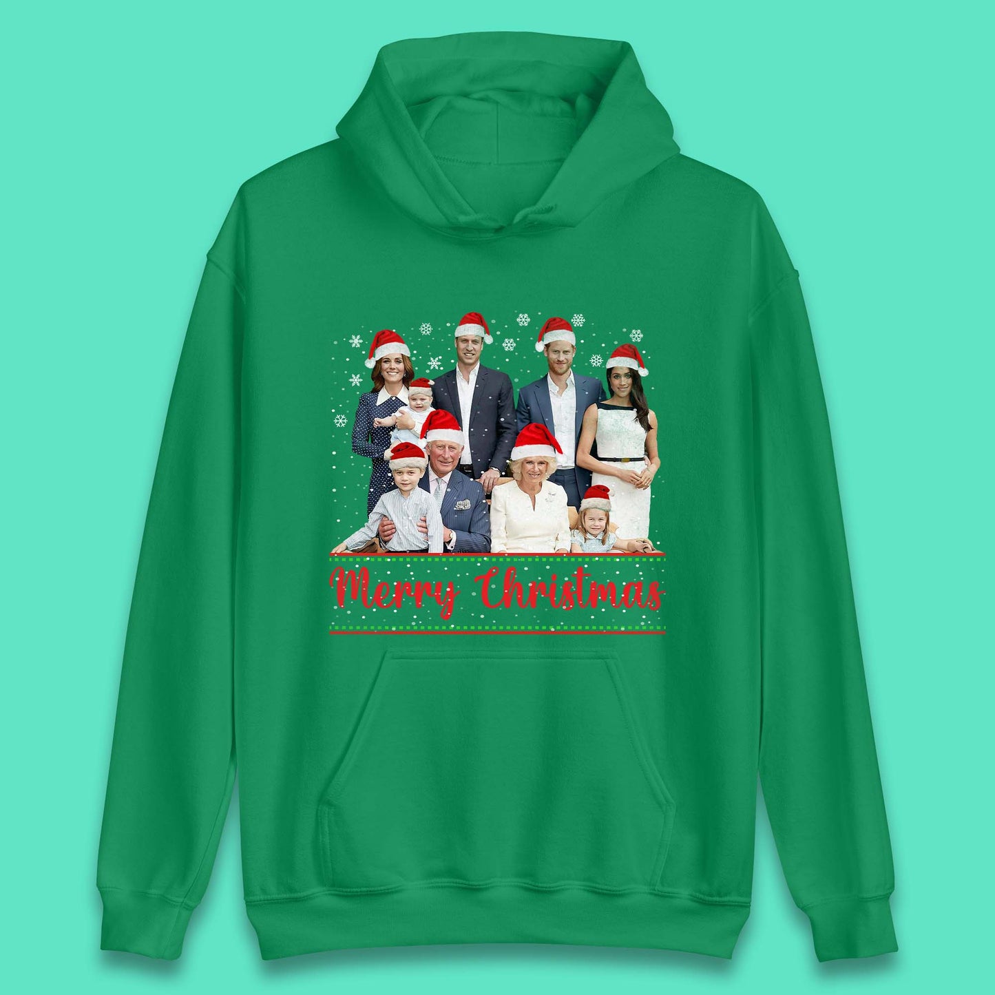 British Royal Family Succession Christmas Unisex Hoodie