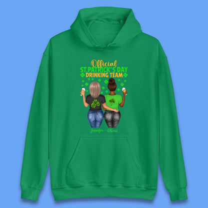 Personalised St. Patrick's Day Drinking Team Unisex Hoodie