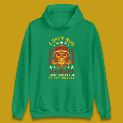 Motorcycle Therapy Unisex Hoodie