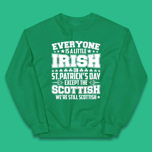 Scottish St Patrick's Day Kids Jumper