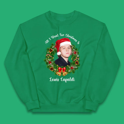 Lewis Capaldi Christmas Kids Jumper