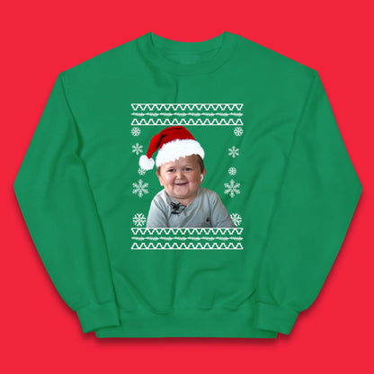 Santa Hasbulla Magomedov Christmas Kids Jumper