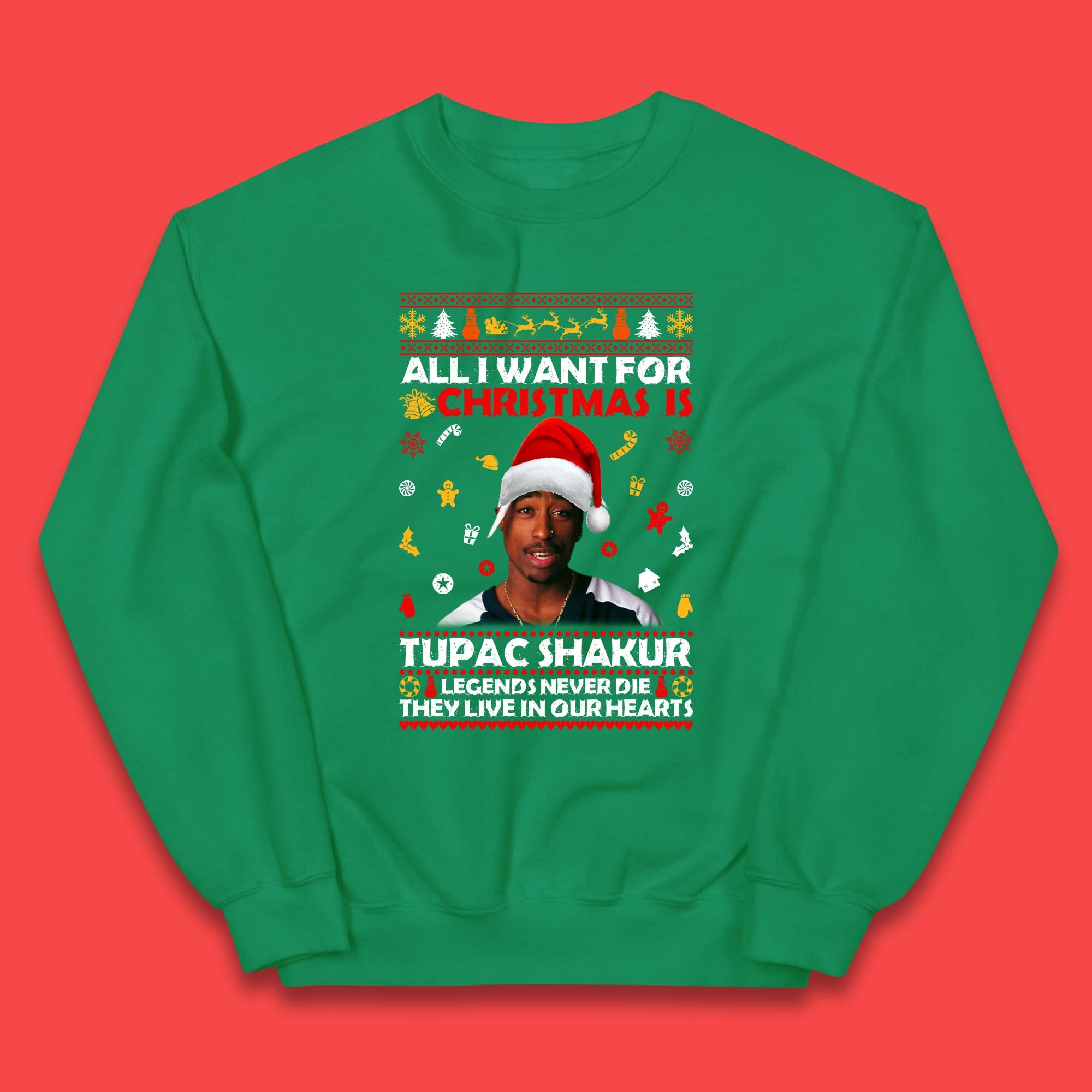 Tupac 2024 xmas jumper