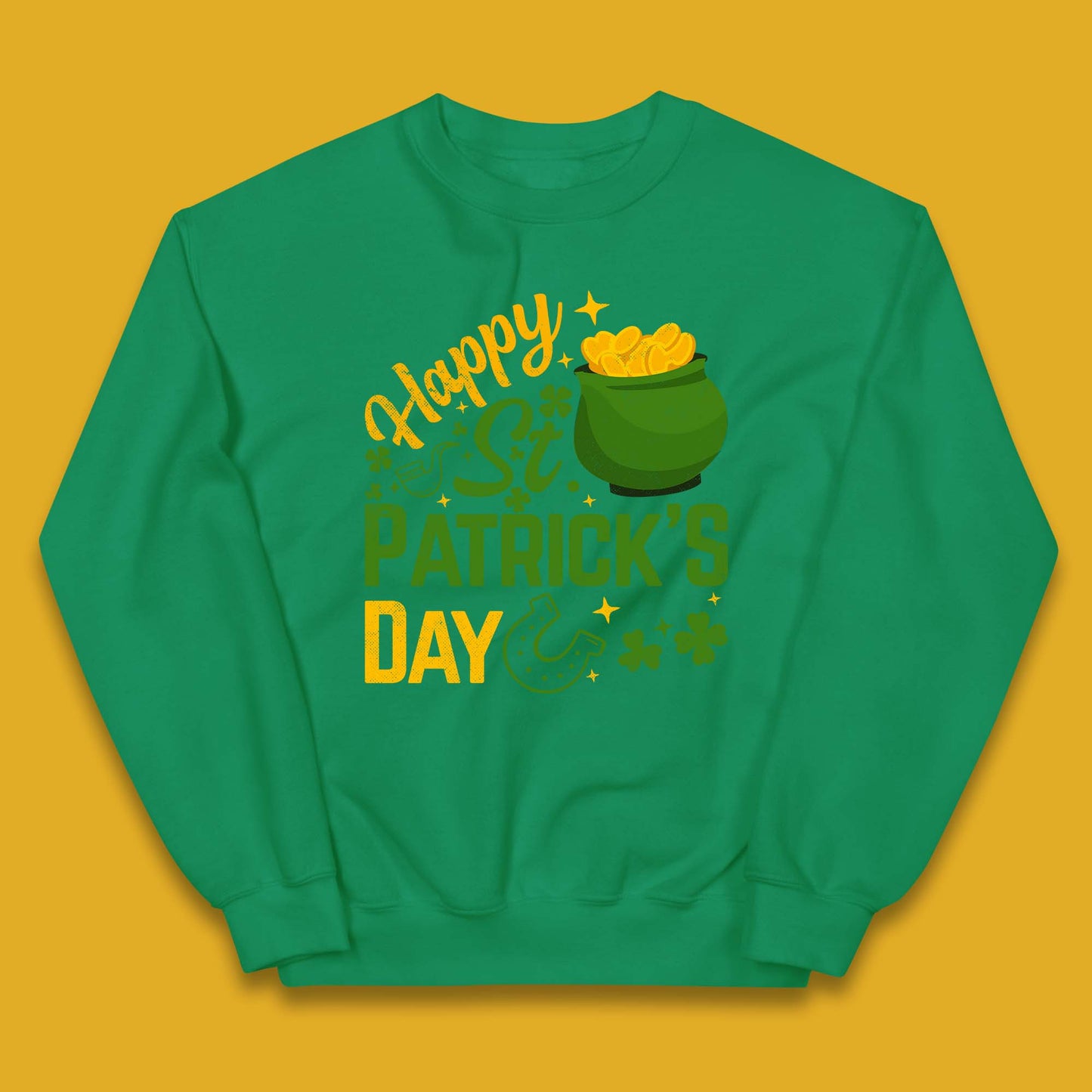 Happy St Patrick's Day Kids Jumper