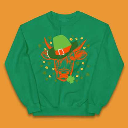 St Patrick's Cow Kids Jumper