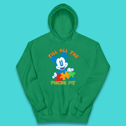 Autism Mickey Mouse Kids Hoodie