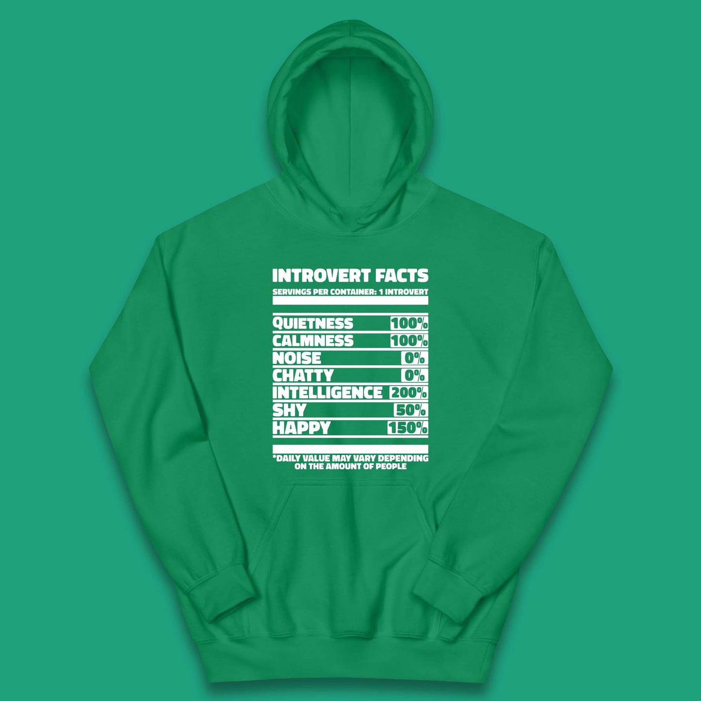 Introvert Facts Kids Hoodie