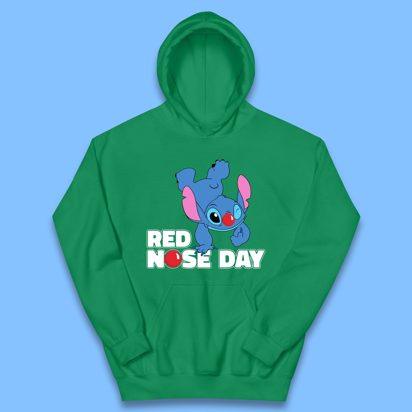 Stitch Red Nose Day Kids Hoodie