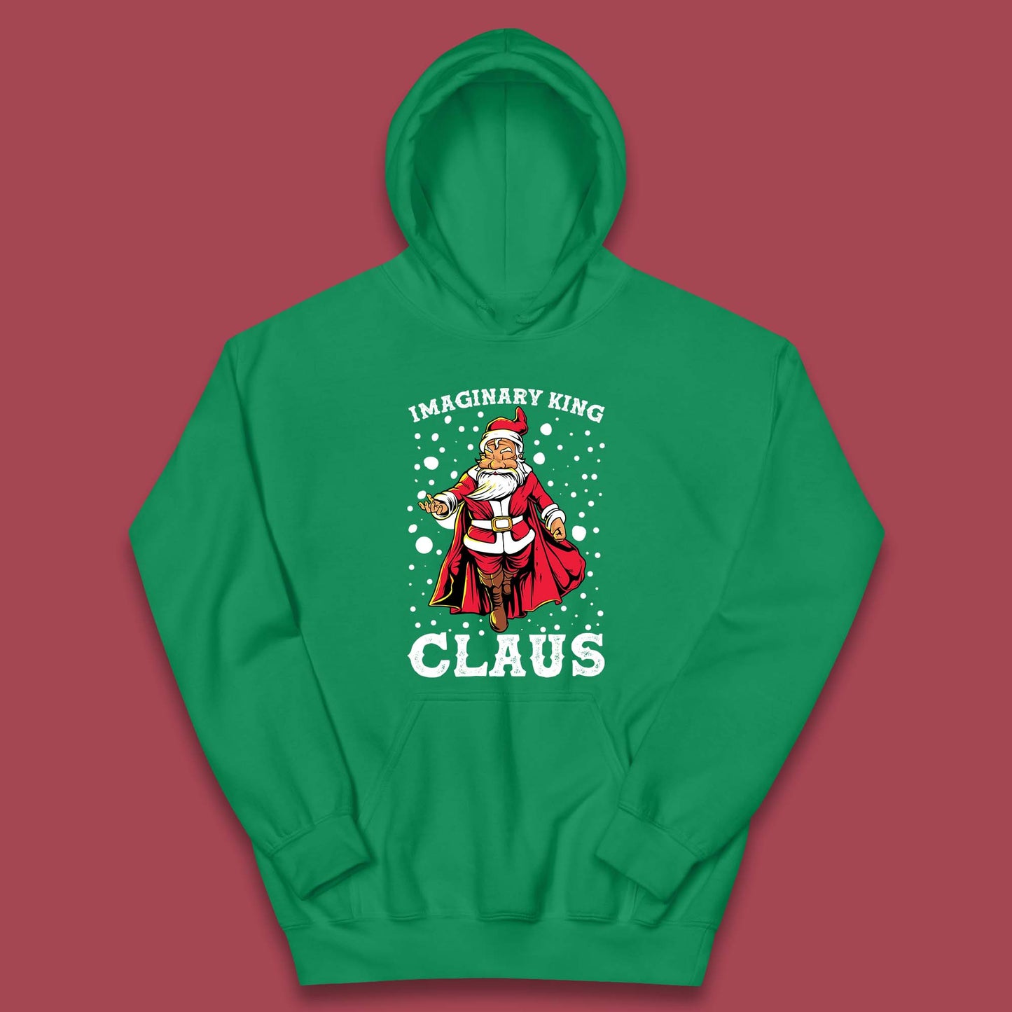 Imaginary King Claus Christmas Kids Hoodie