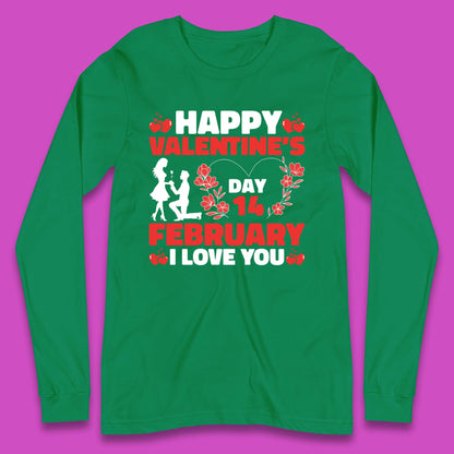 14 February I Love You Long Sleeve T Shirt