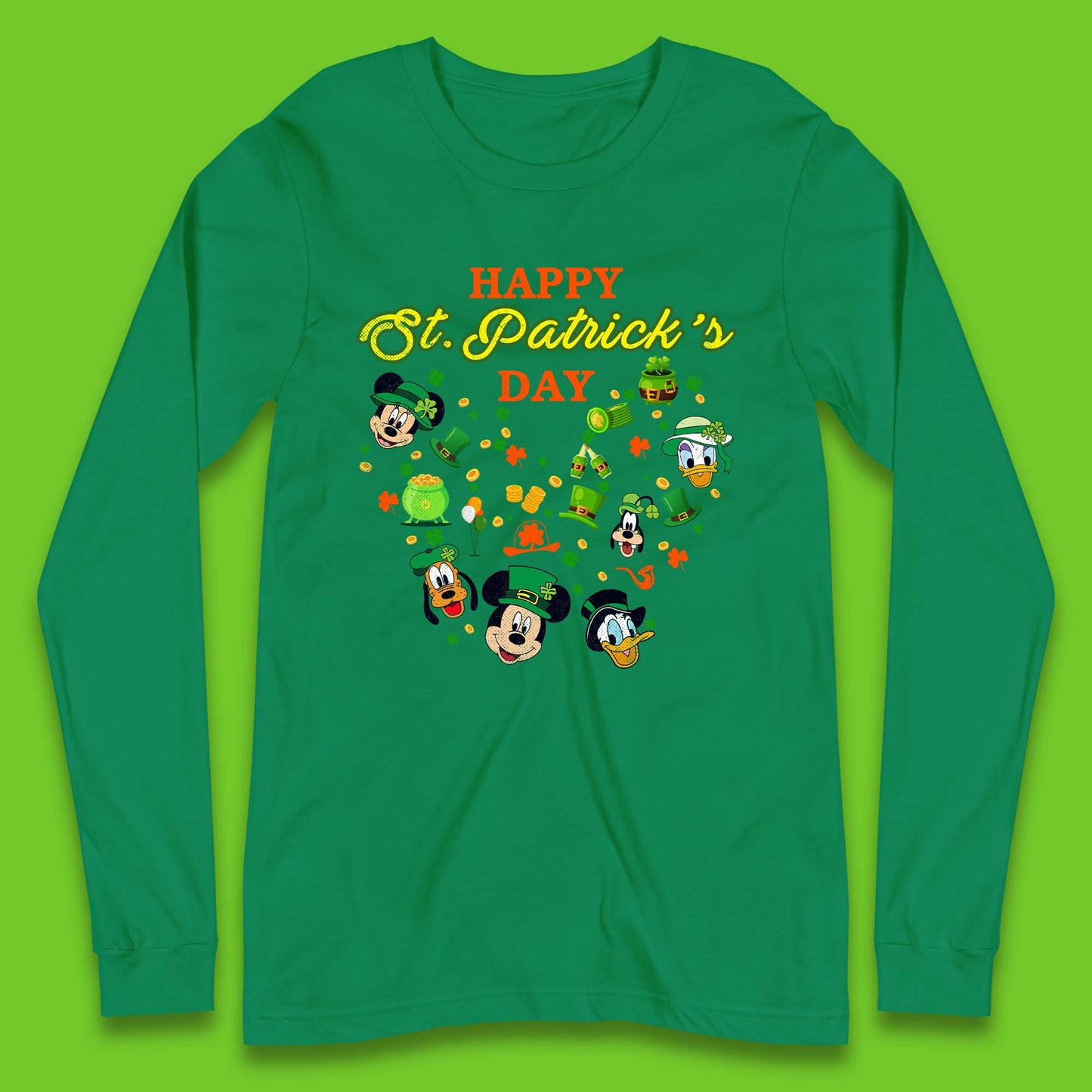 Disney Happy St. Patrick's Day Long Sleeve T-Shirt