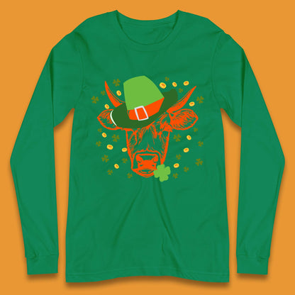 St Patrick's Cow Long Sleeve T-Shirt