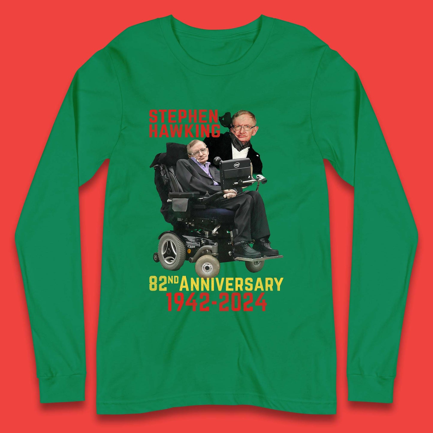 Stephen Hawking Long Sleeve T-Shirt