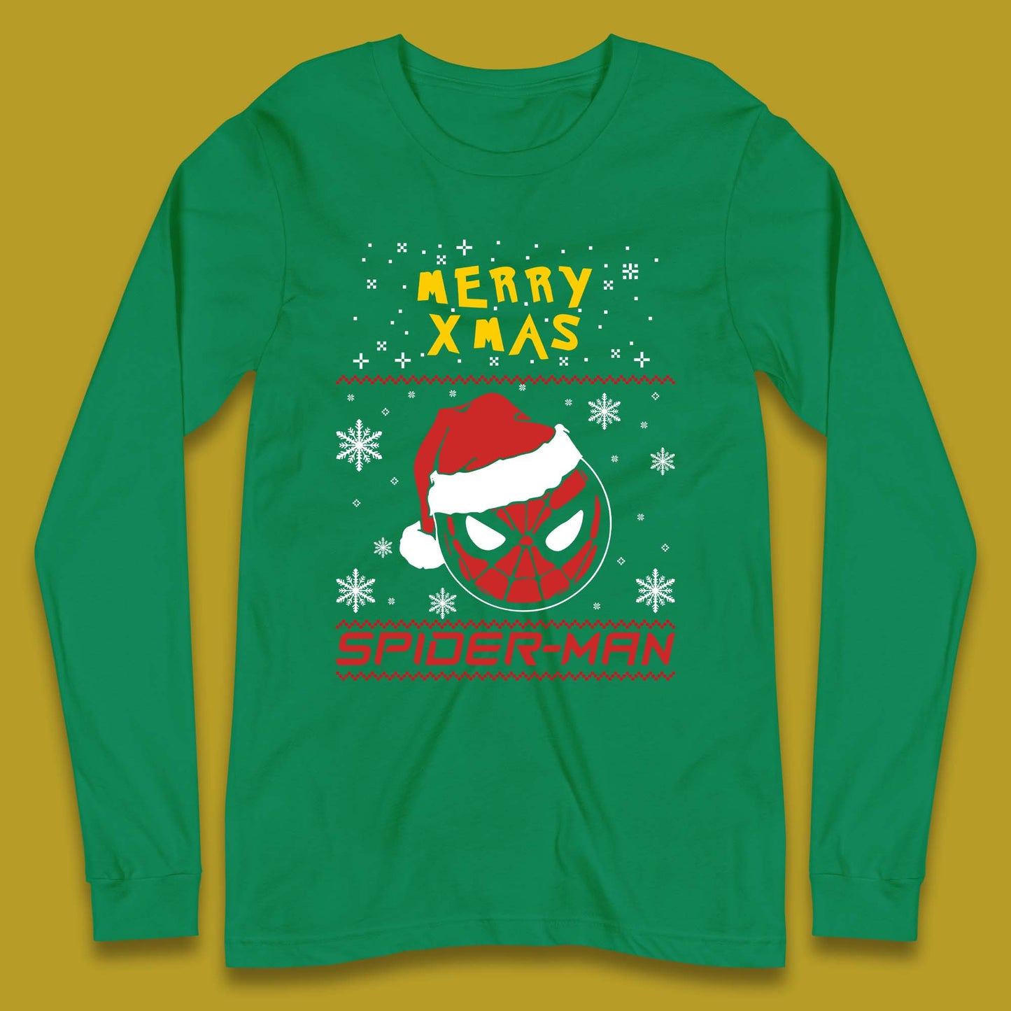 Merry Xmas Spider-Man Long Sleeve T-Shirt