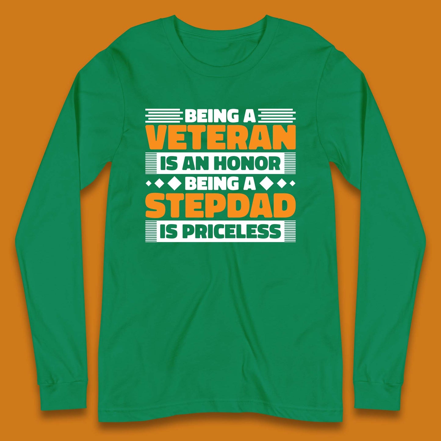 Veteran Stepdad Long Sleeve T-Shirt