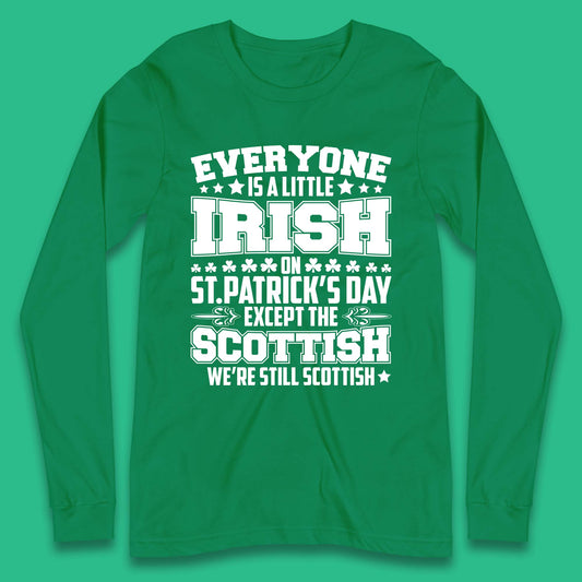 Scottish St Patrick's Day Long Sleeve T-Shirt