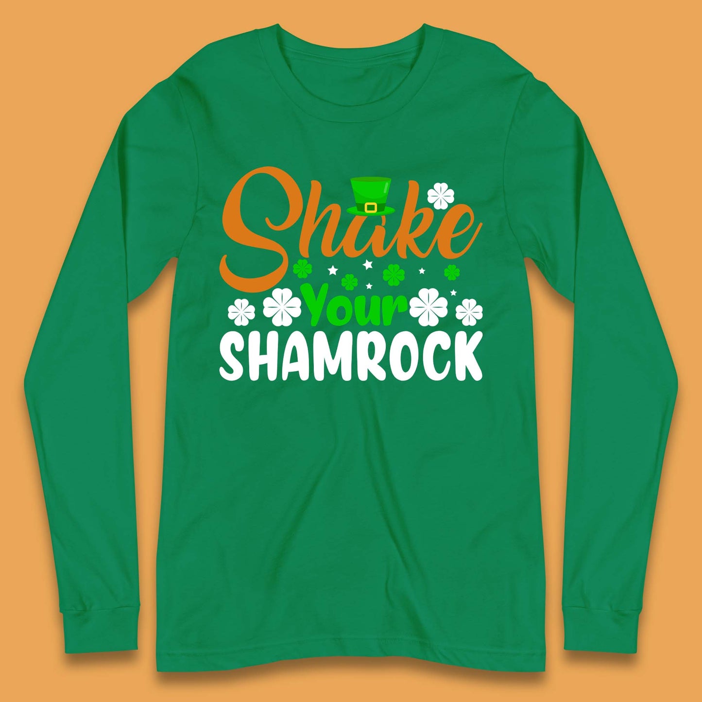 Shake Your Shamrock St Patrick's Day Long Sleeve T-Shirt