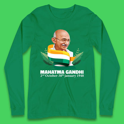 Mahatma Gandhi Long Sleeve T-Shirt