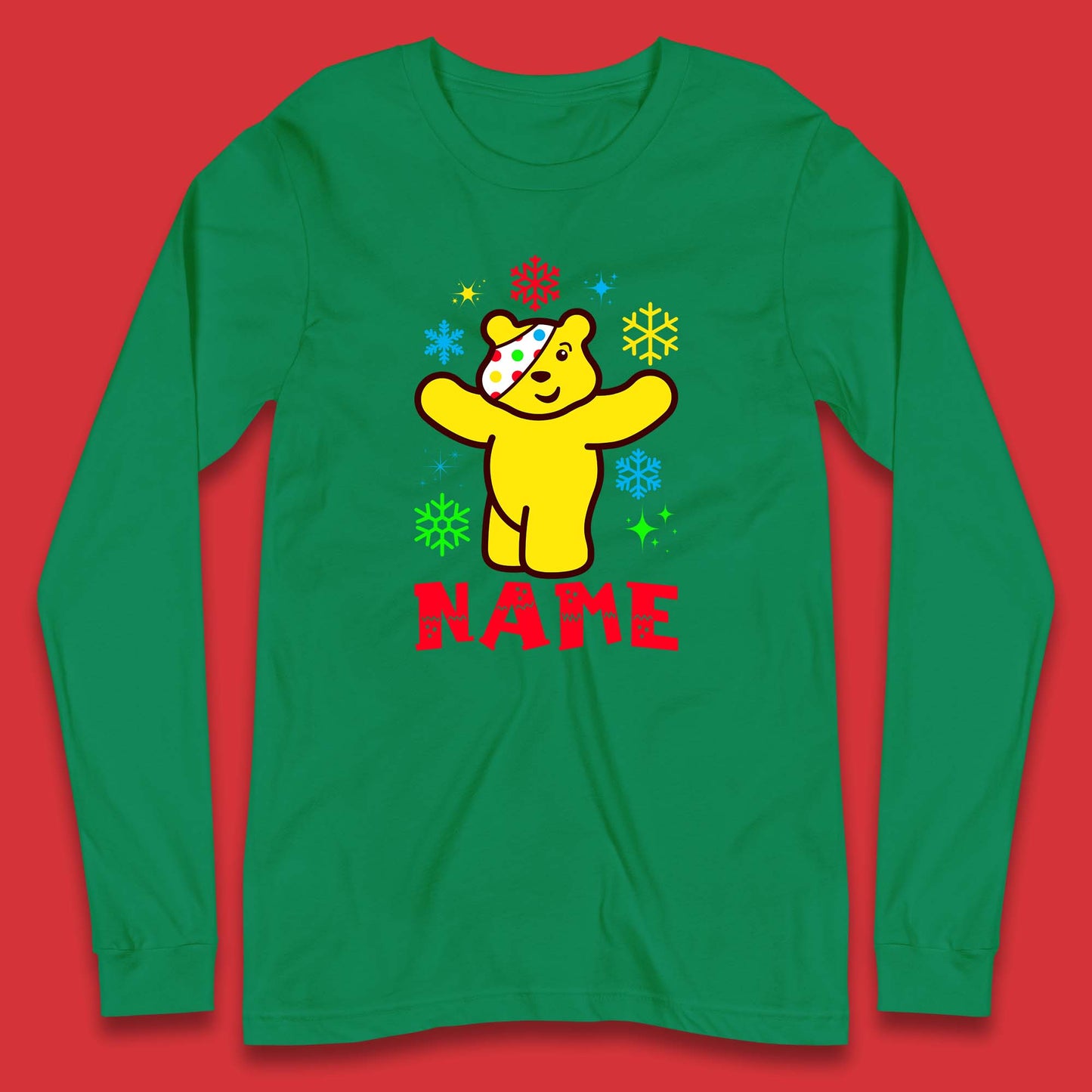 pudsey bear long sleeve t shirt