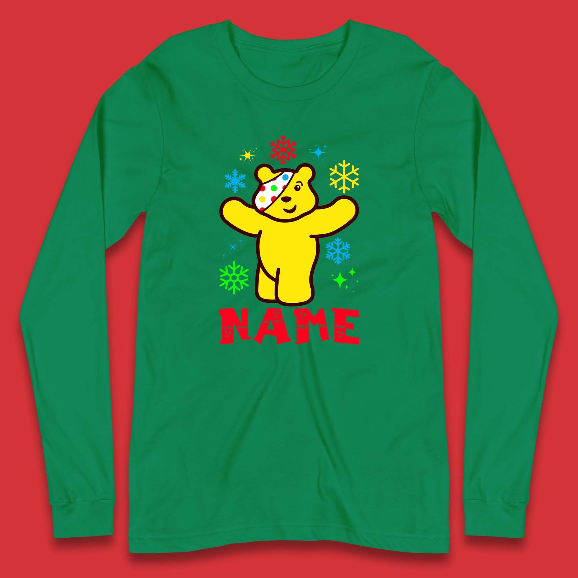 pudsey bear long sleeve t shirt