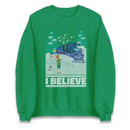 I Beleive Polar Express Christmas Unisex Sweatshirt