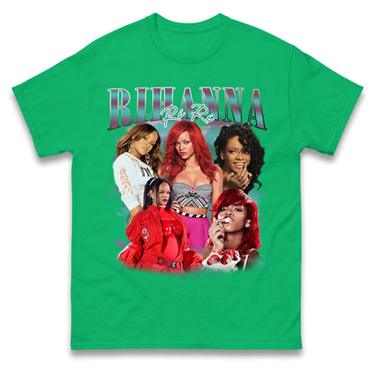 Rihanna T Shirt Red Hair