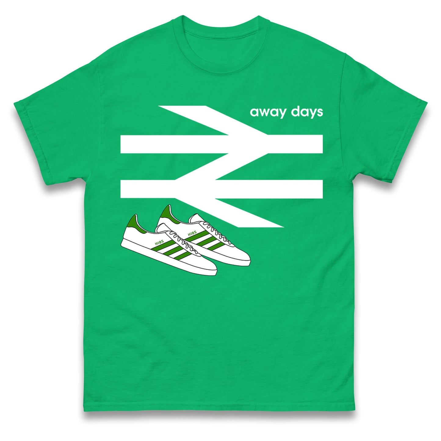 Hibs Away Days Mens Tee Top