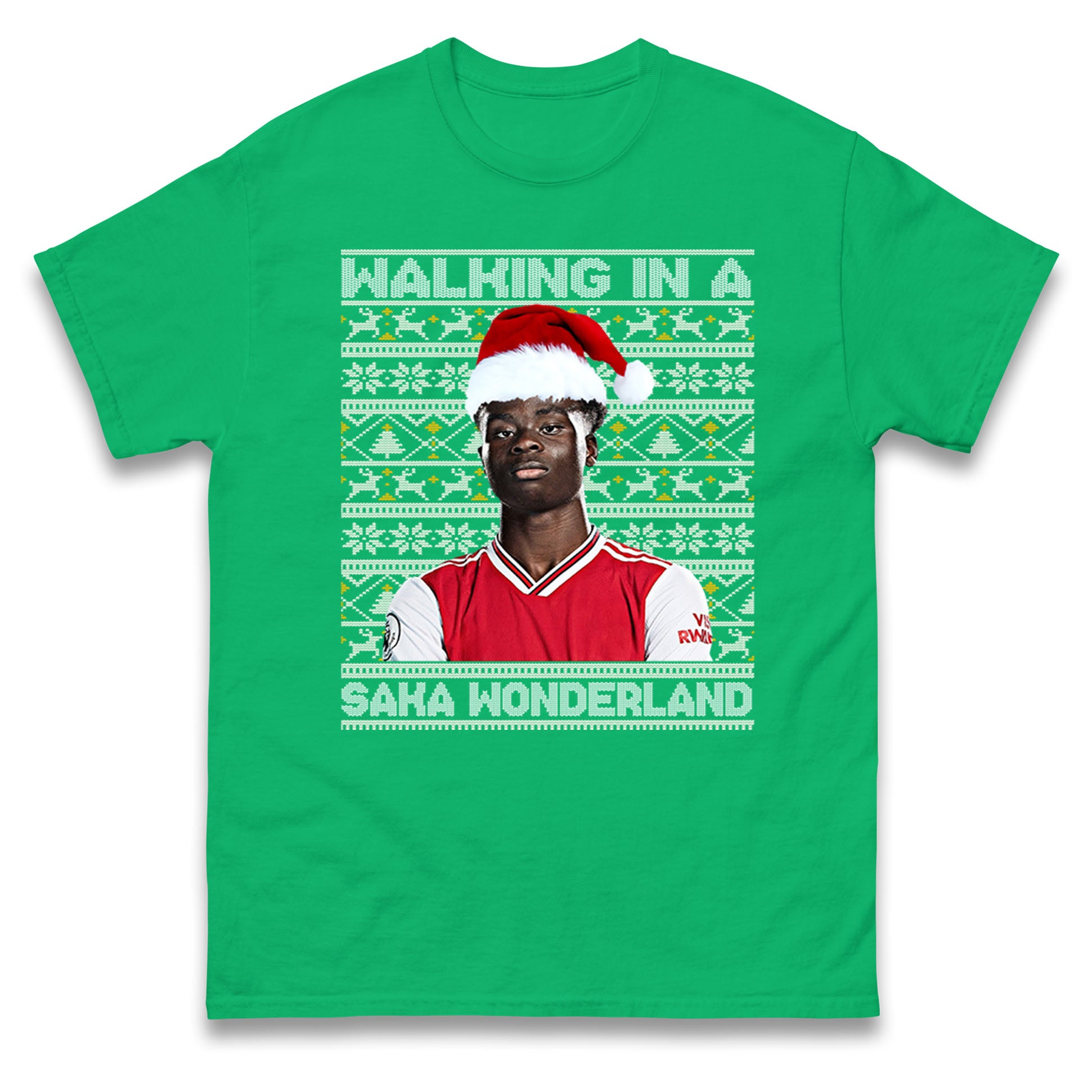 bukayo saka christmas t shirt