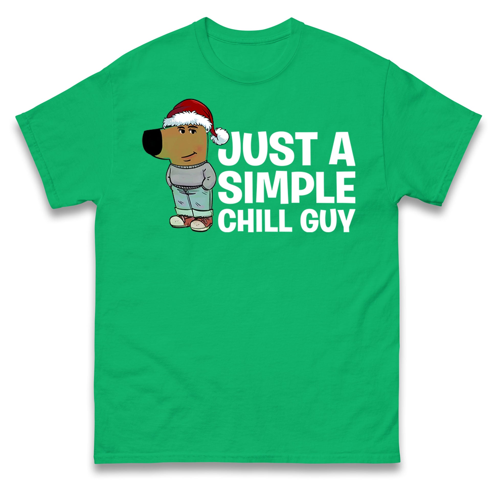 chill guy christmas t shirt