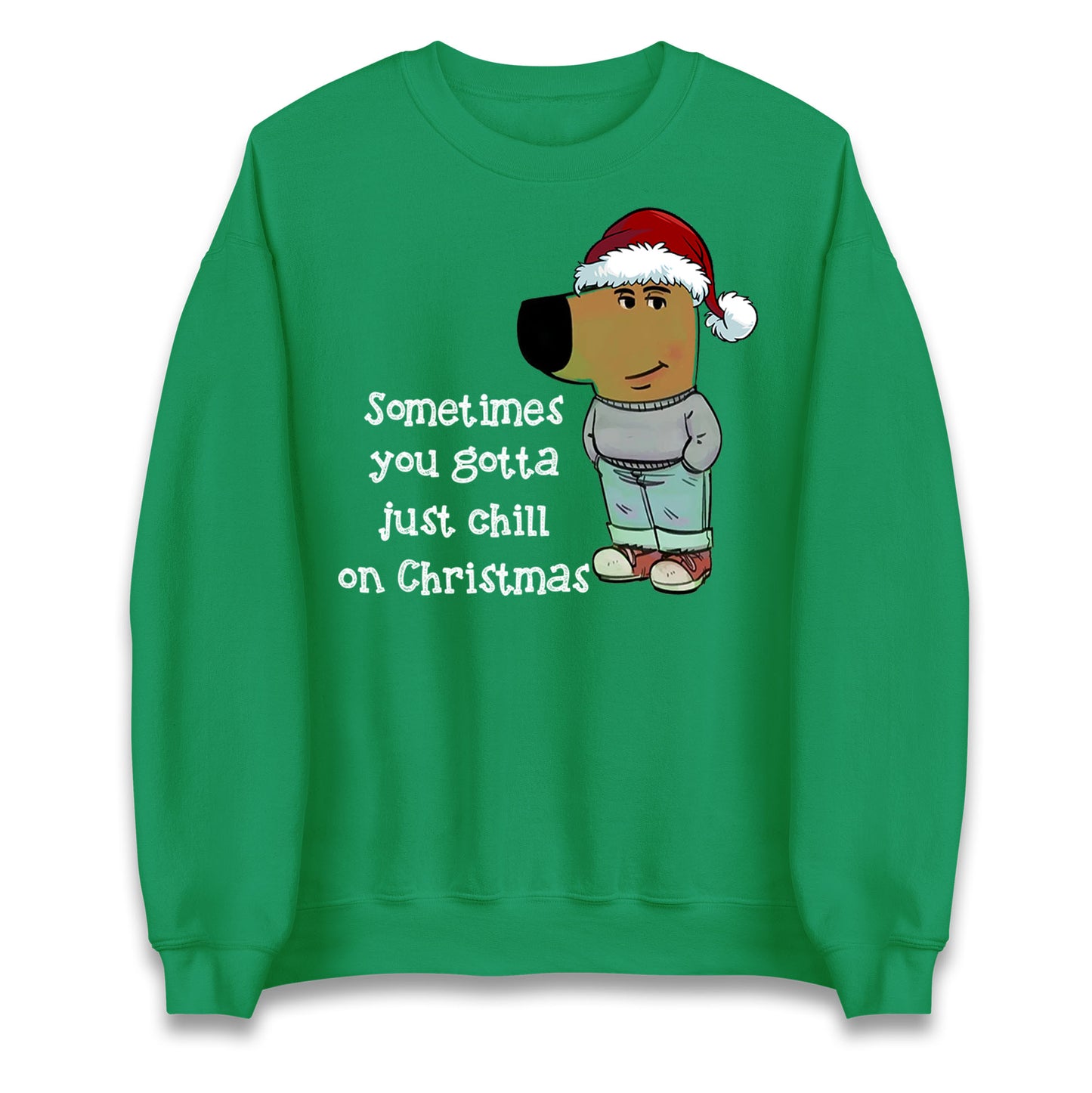 christmas chill guy sweatshirt