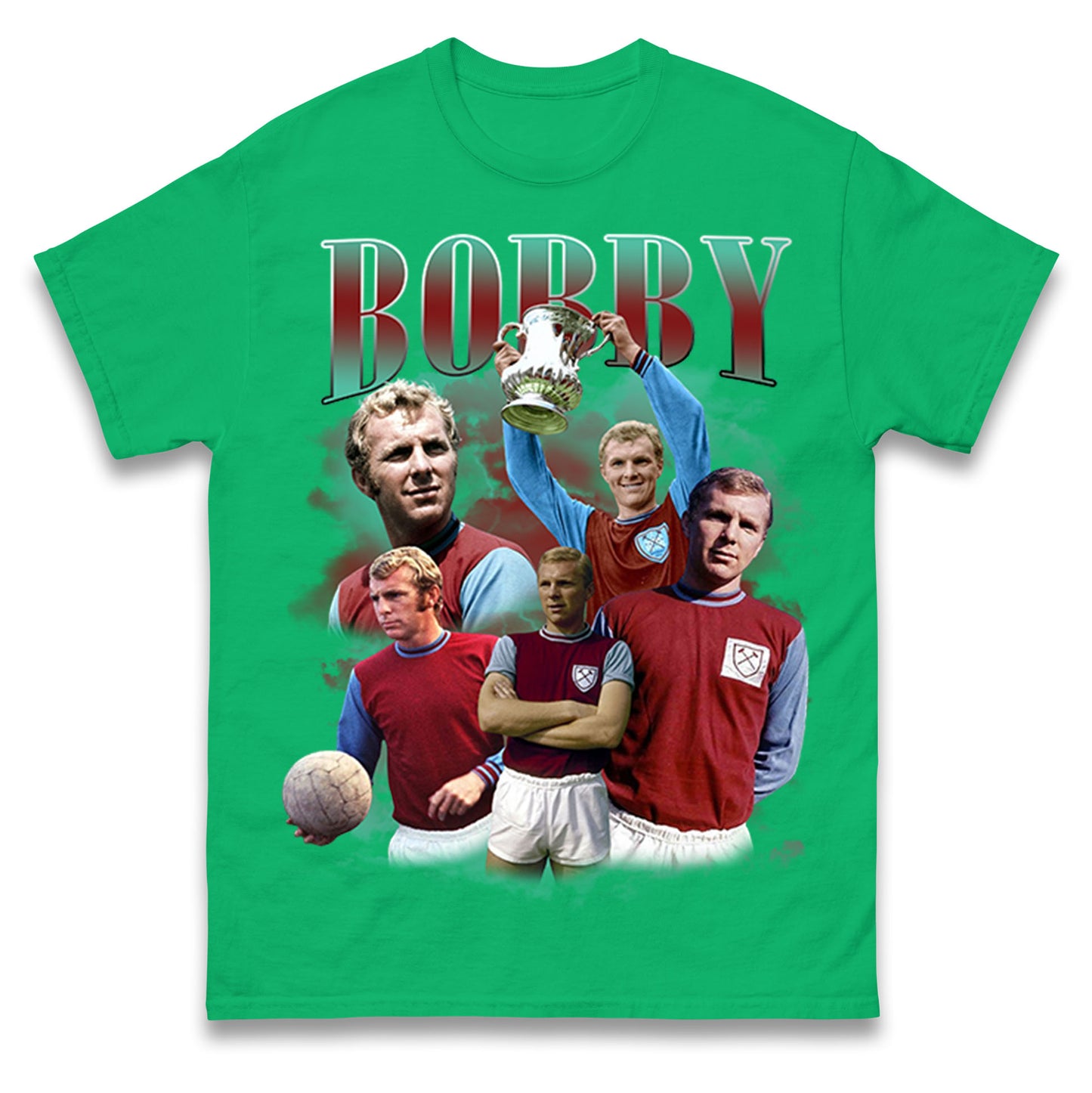 Retro Bobby Moore Bootleg Football T Shirt