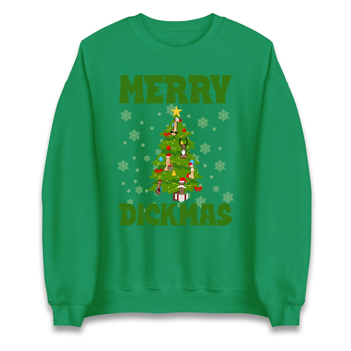 Merry Dickmas Funny Christmas Sweatshirt