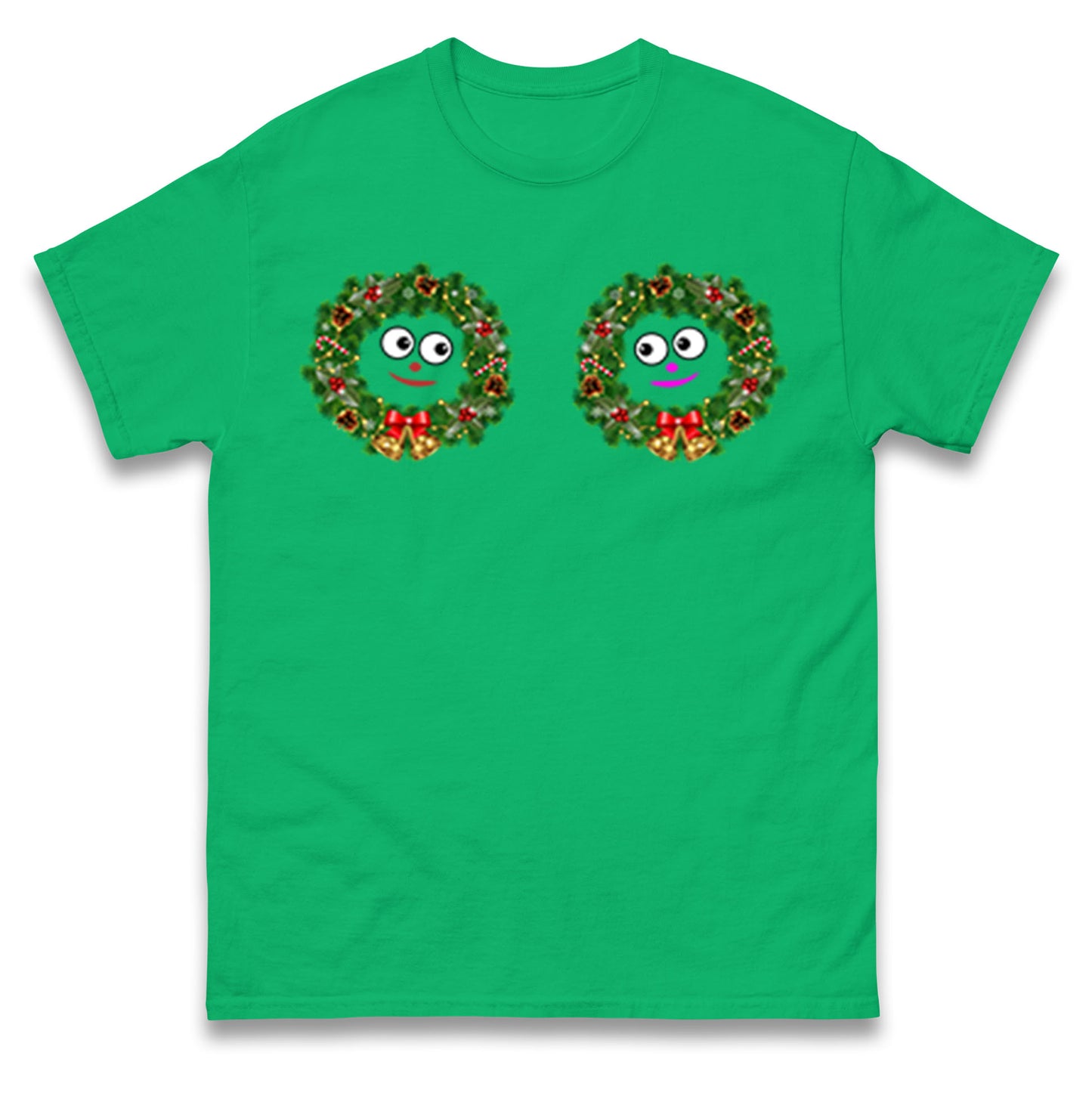 Christmas Decoration Rings Smiley Funny T Shirt