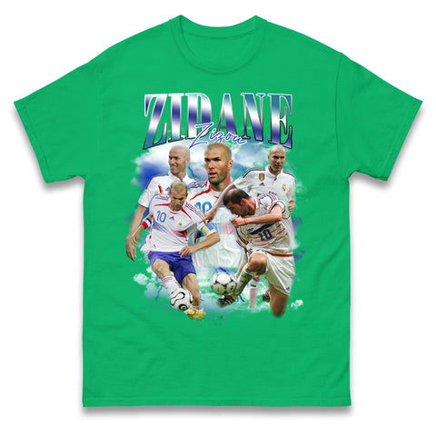 Zinedine Zidane Mens Tee Top