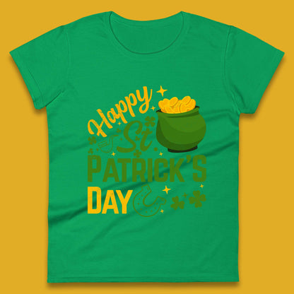 Happy St Patrick's Day Womens T-Shirt