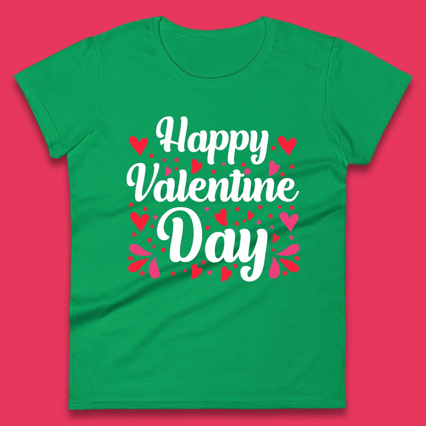 Happy Valentine Day Womens T-Shirt