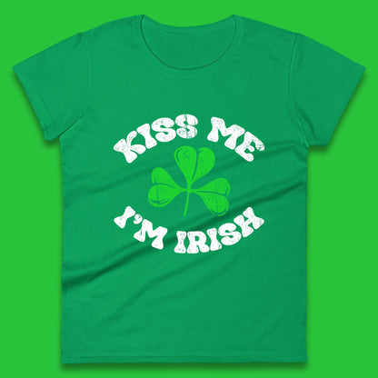 Kiss Me I'm Irish St. Patrick's Day Womens T-Shirt