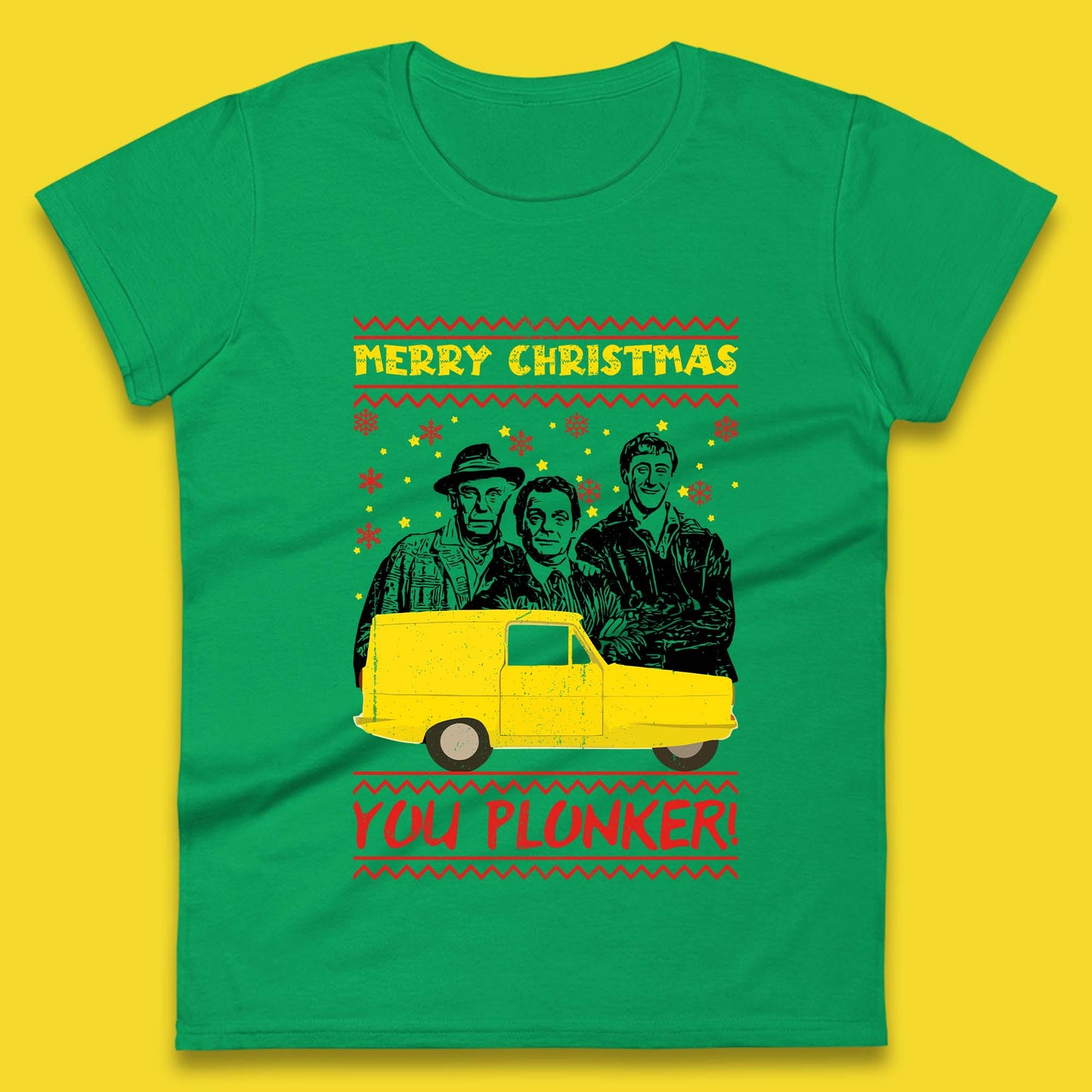 Merry Christmas You Plunker Womens T-Shirt