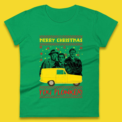 Merry Christmas You Plunker Womens T-Shirt