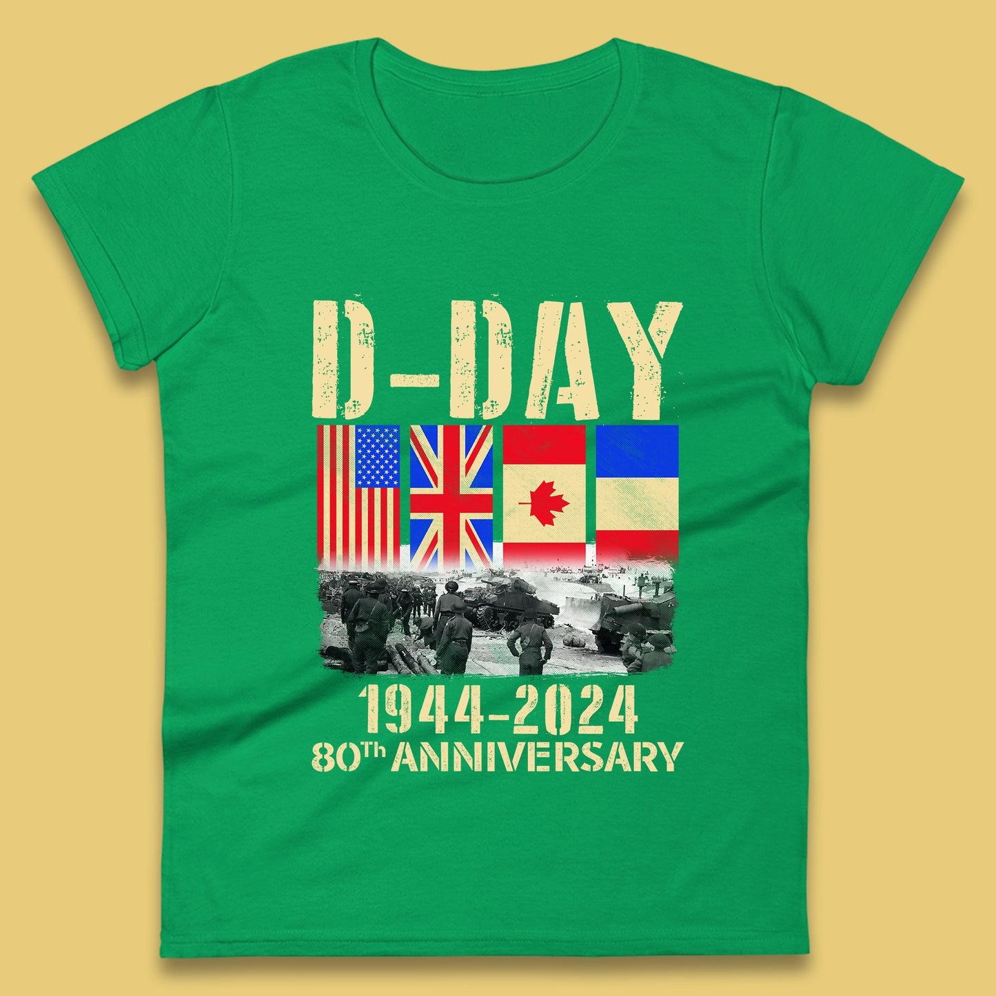 D-Day 80th Anniversary Womens T-Shirt