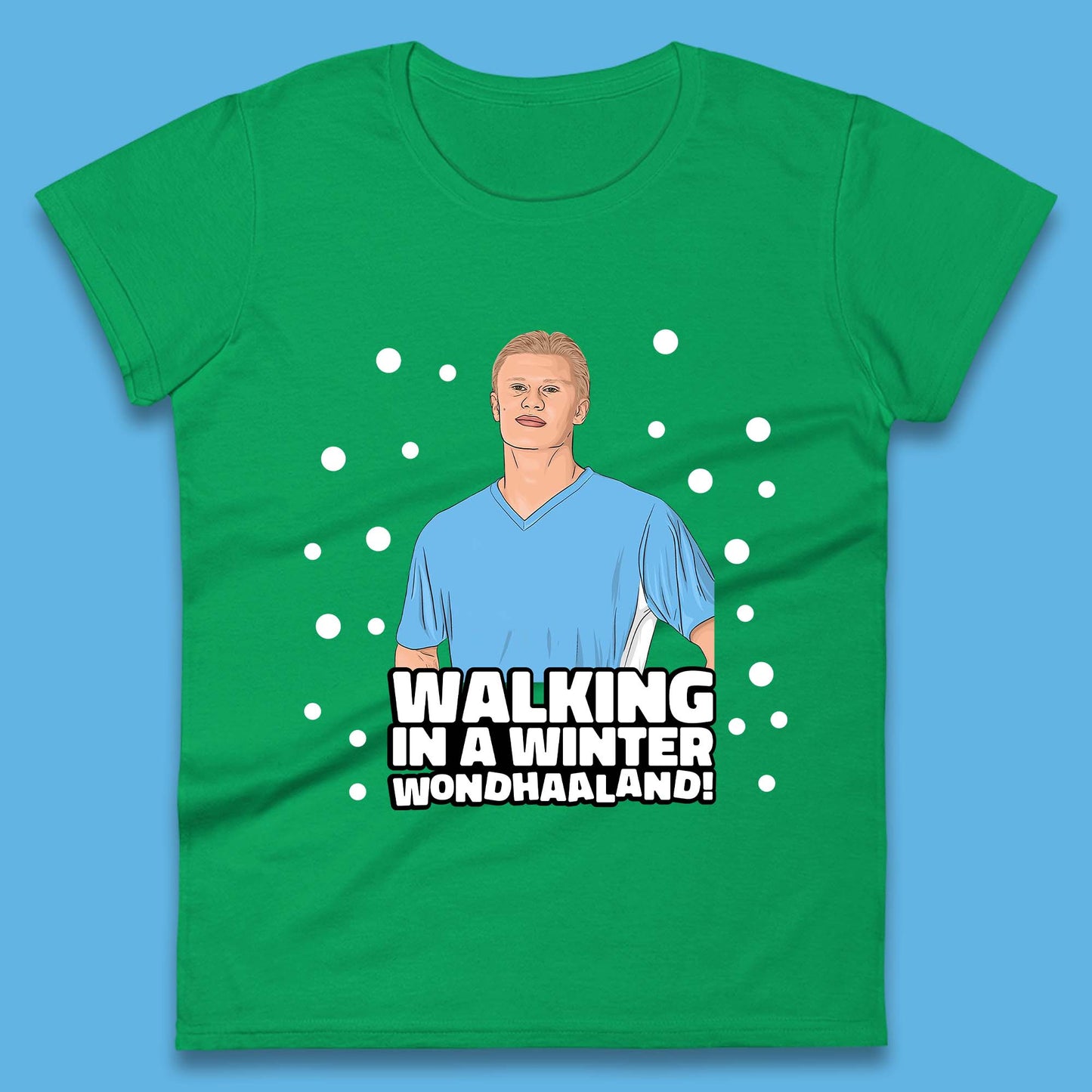 Walking In A Winter Wondhalland Christmas Womens T-Shirt