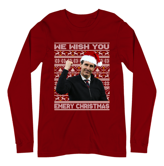 unai emery christmas long sleeve t shirt