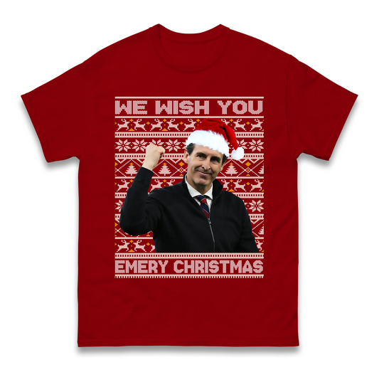 unai emery christmas t shirt