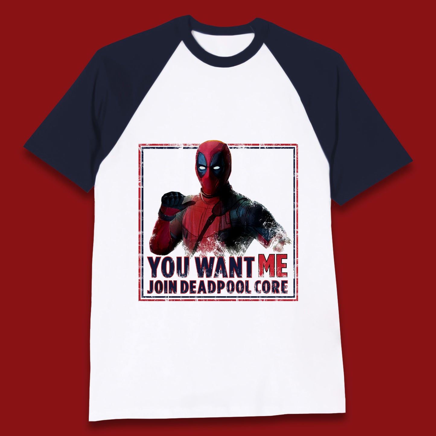 You Want Me Join Deadpool Core Marvel Comics Deadpool Superhero Comic Book Fictional Character Baseball T Shirt