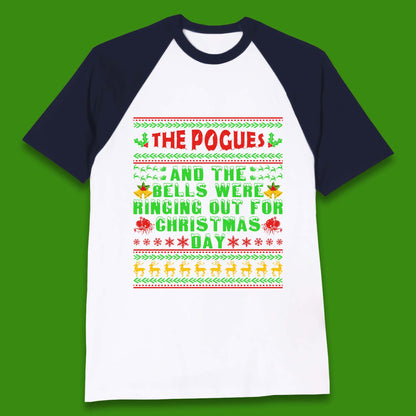 The Pogues Christmas Day Baseball T-Shirt